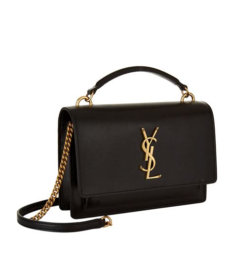 sunset chain wallet ysl|ysl uptown wallet on chain.